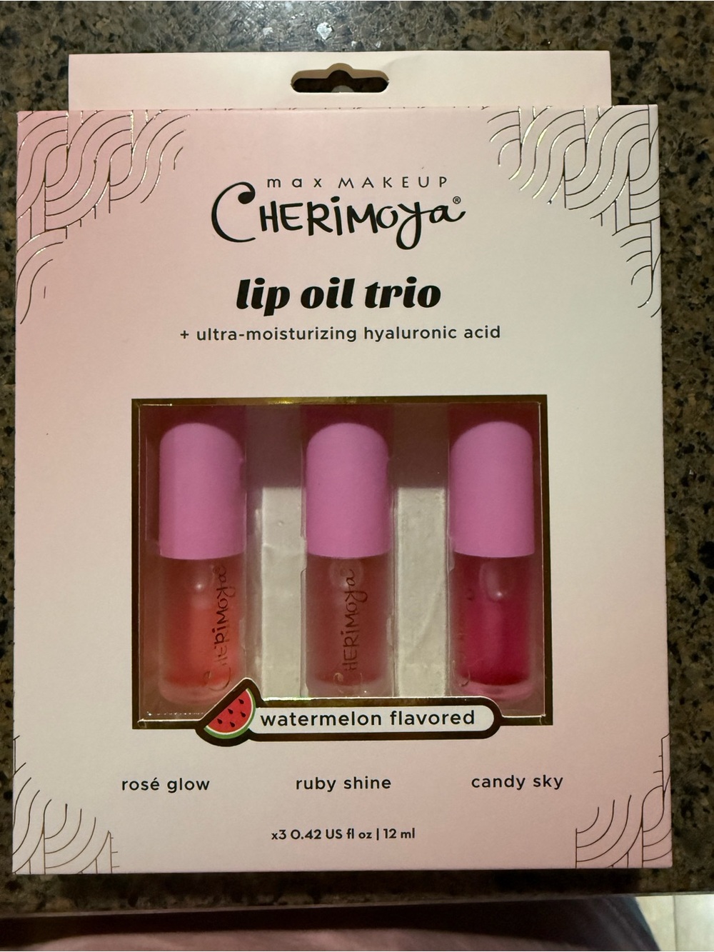 Lip Oil Trio - Pink (Watermelon)